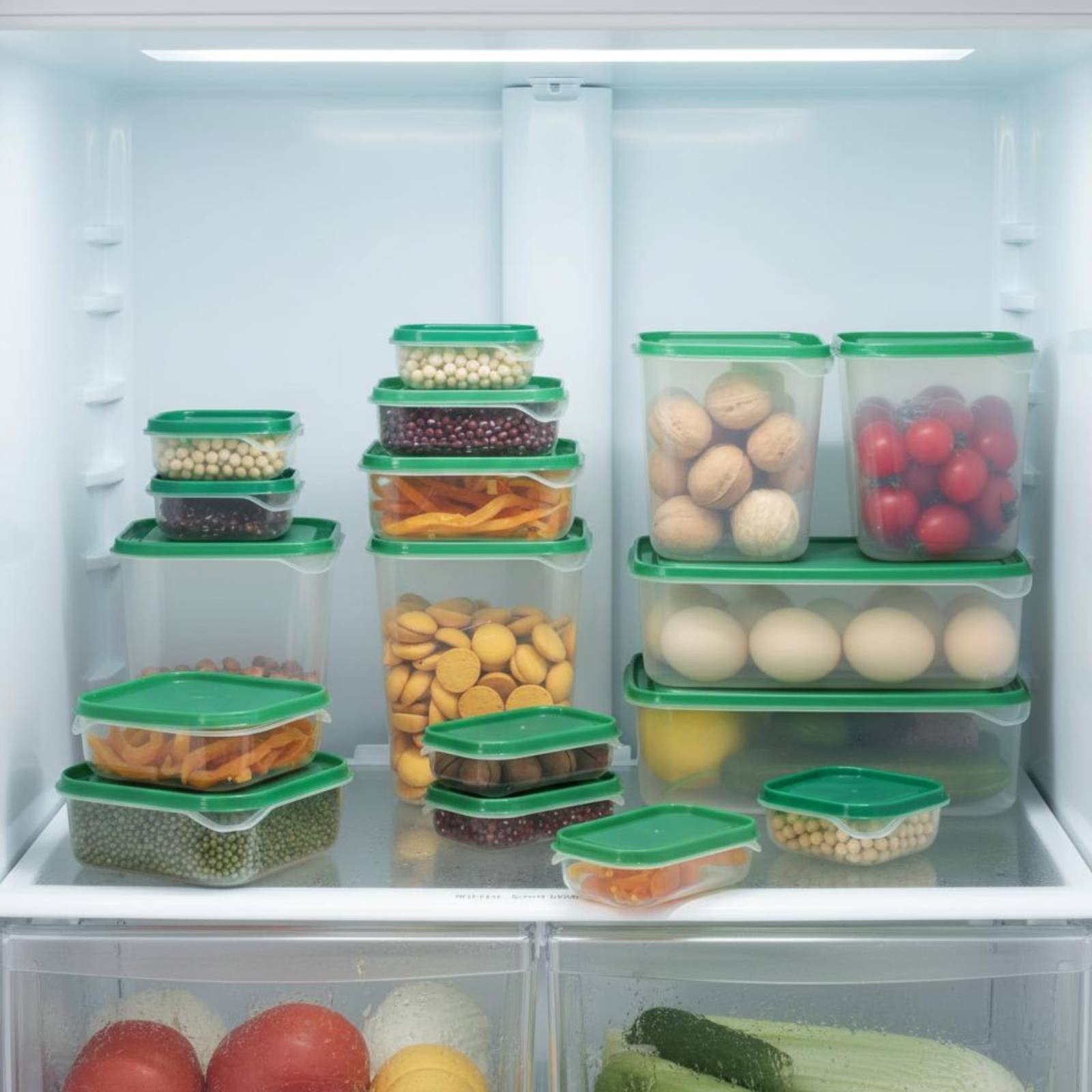 Food Storage Refrigerator - Ensemble de 17 boîtes de rangement