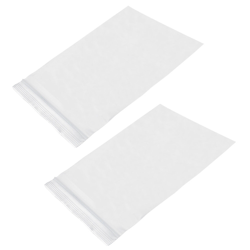 Food Storage Zipper Bags - 100 pièces de sacs refermables transparents