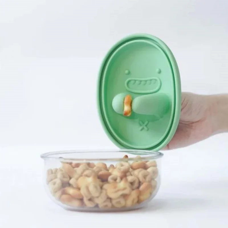 Food Storage Silicone - Boîte à collation mains libres, sans