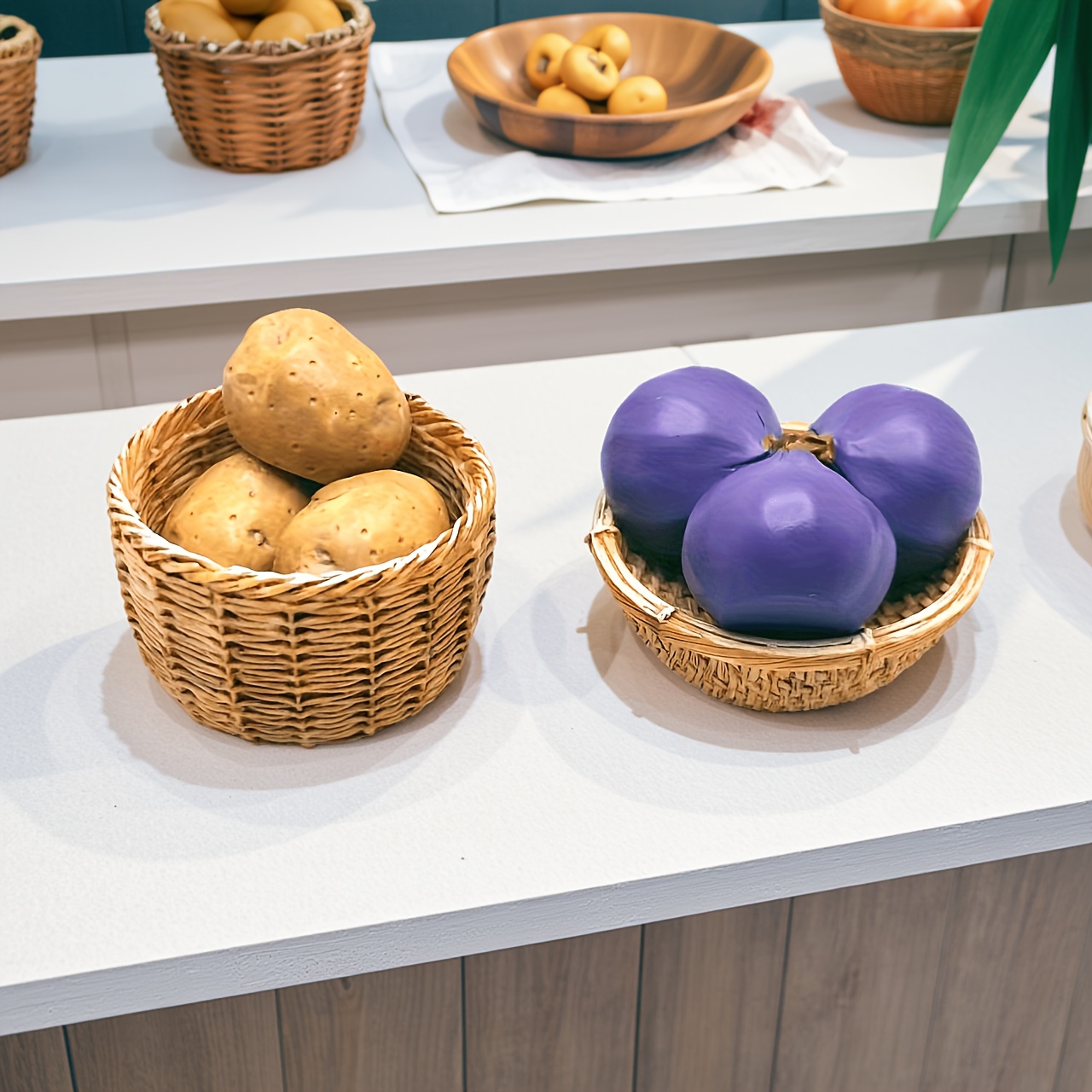 Food Storage Plastic - 8 pièces/ensemble de pommes de terre