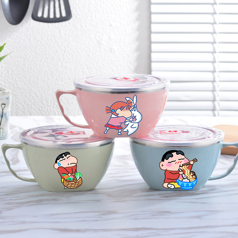 Food Storage On Table - Bol à nouilles Crayon Shin-chan, grande