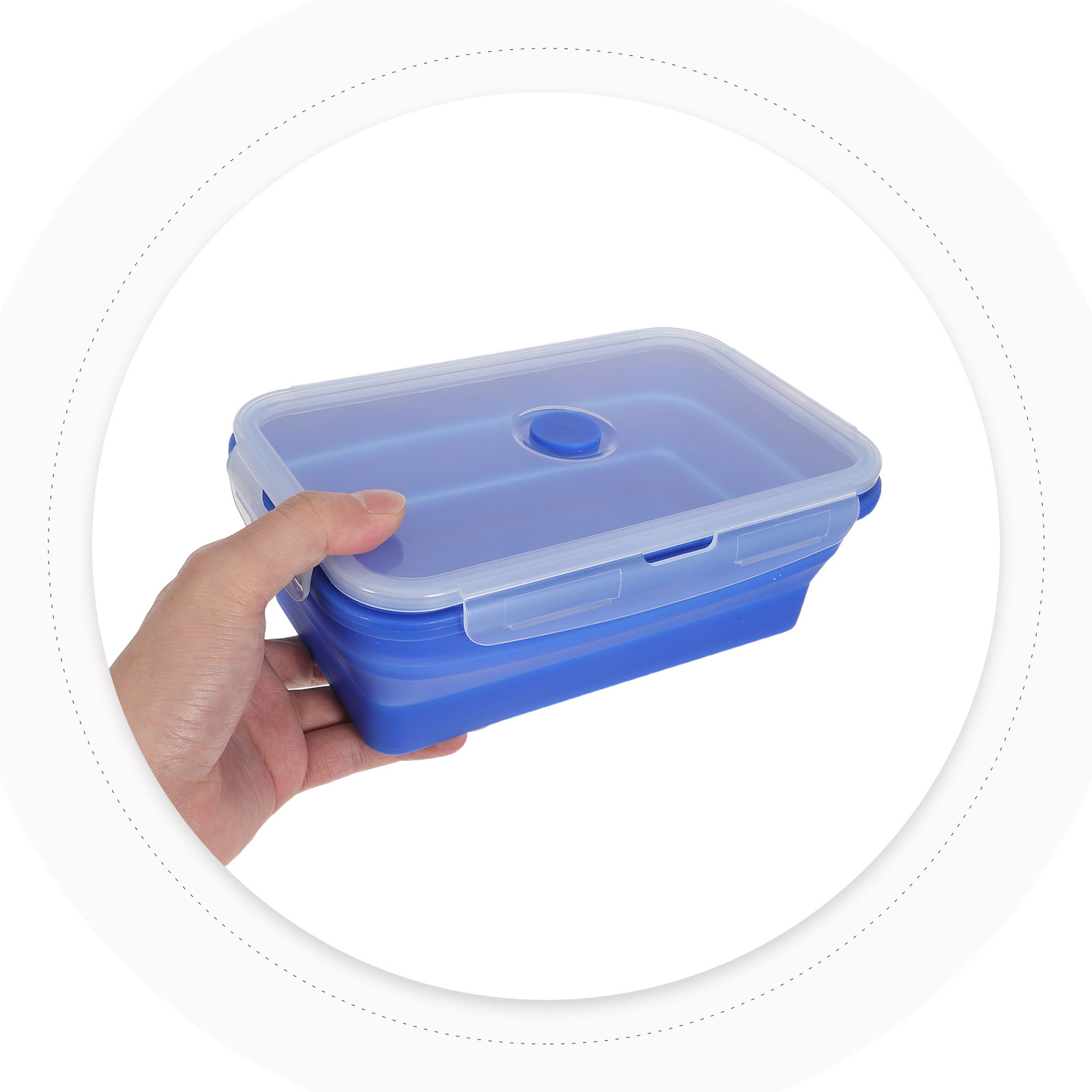 Food Storage Stackable Containers - 4 boîtes à lunch pliables en