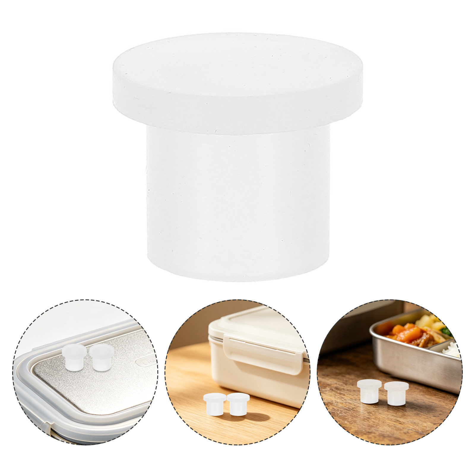Food Storage Silicone - Lot de 10 bouchons de ventilation