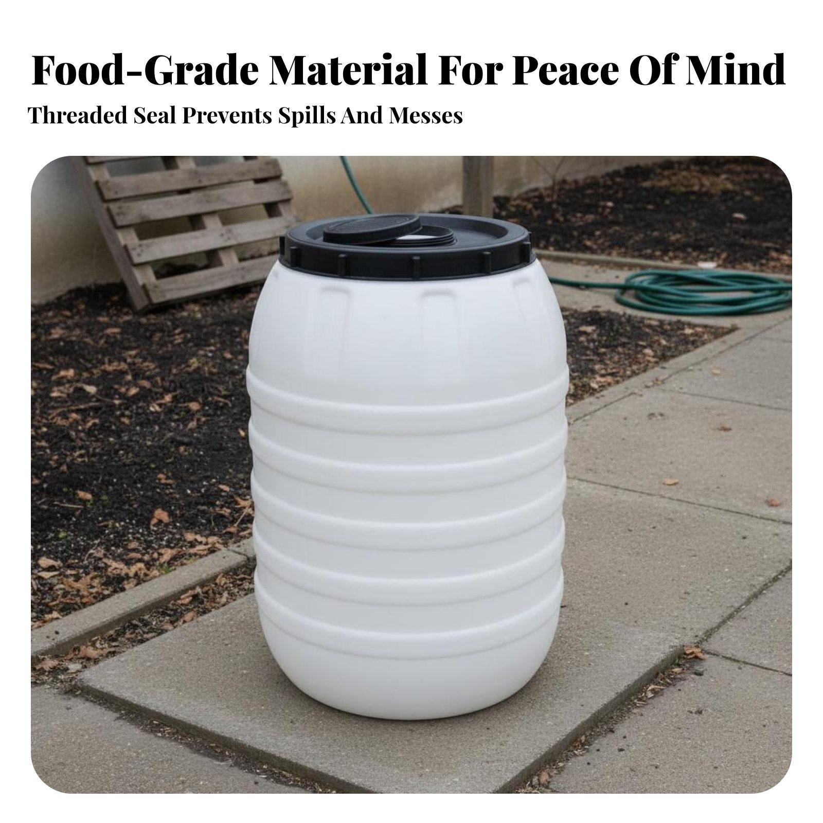 Baril en plastique de qualité  - Food Storage Plastic avis et prix