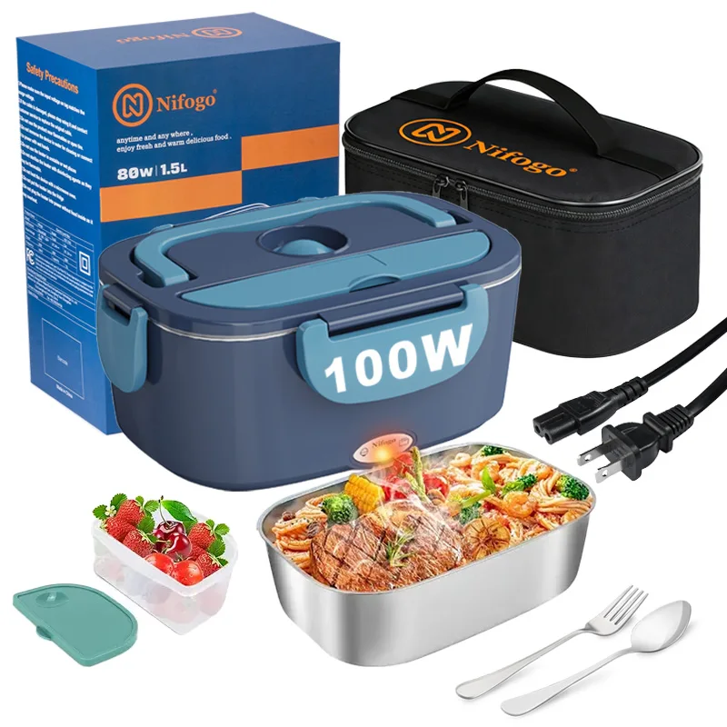 Boîte à lunch chauffante élect - Food Storage Bag Organizer avis et prix