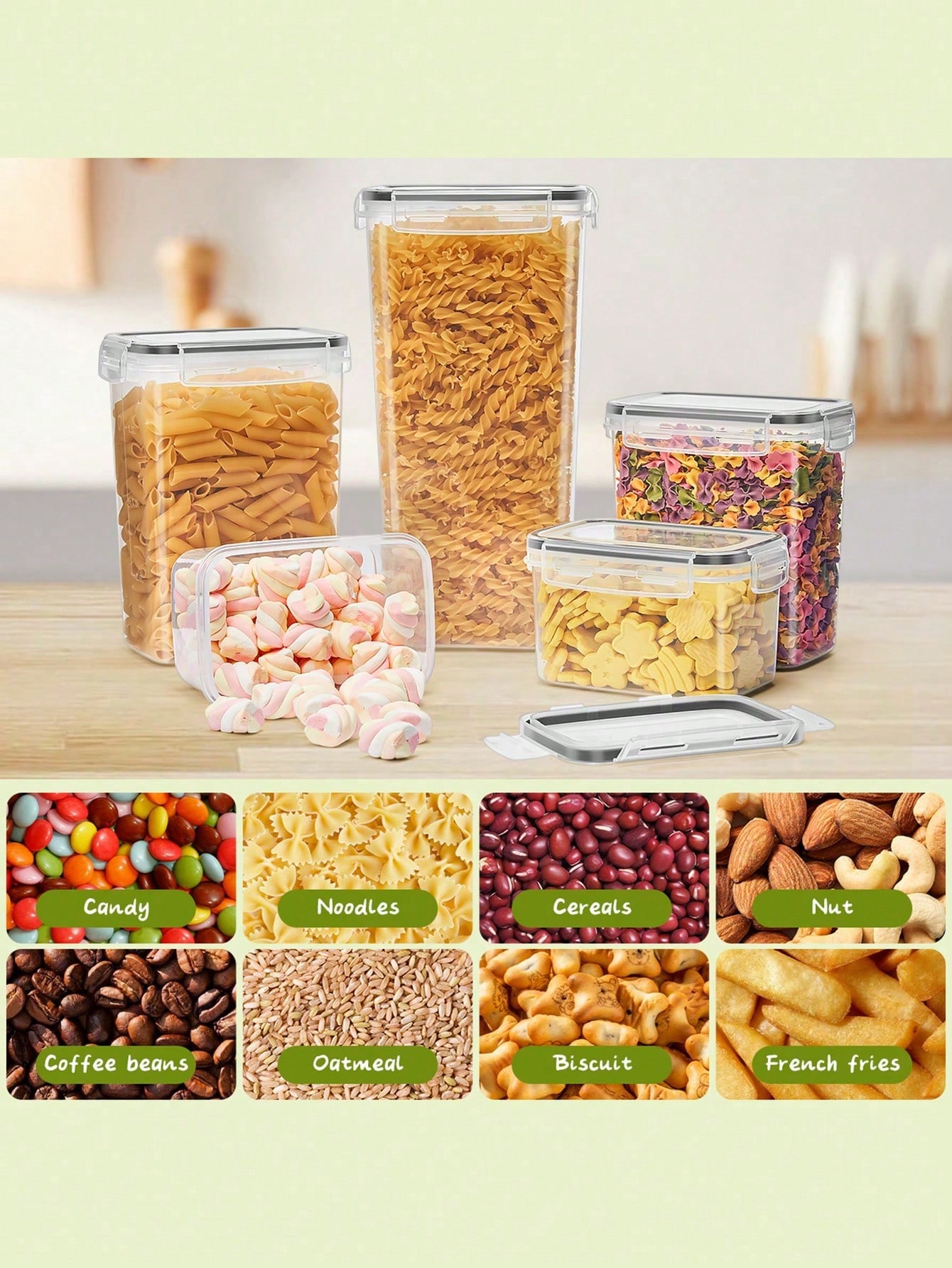 48 contenants hermétiques pour - Food Storage Organization avis et prix