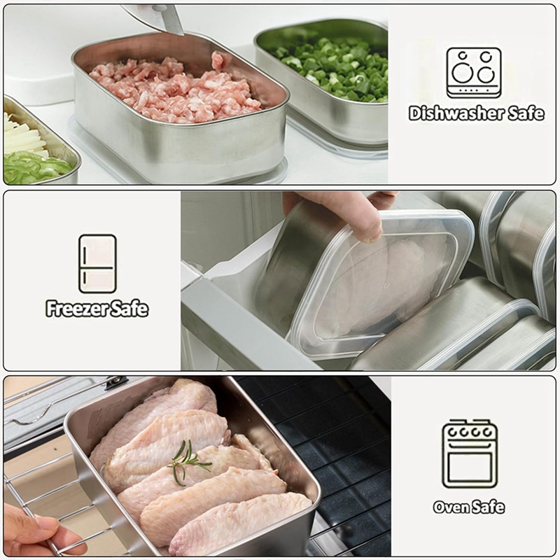 Contenants en acier inoxydable - Food Storage For avis et prix