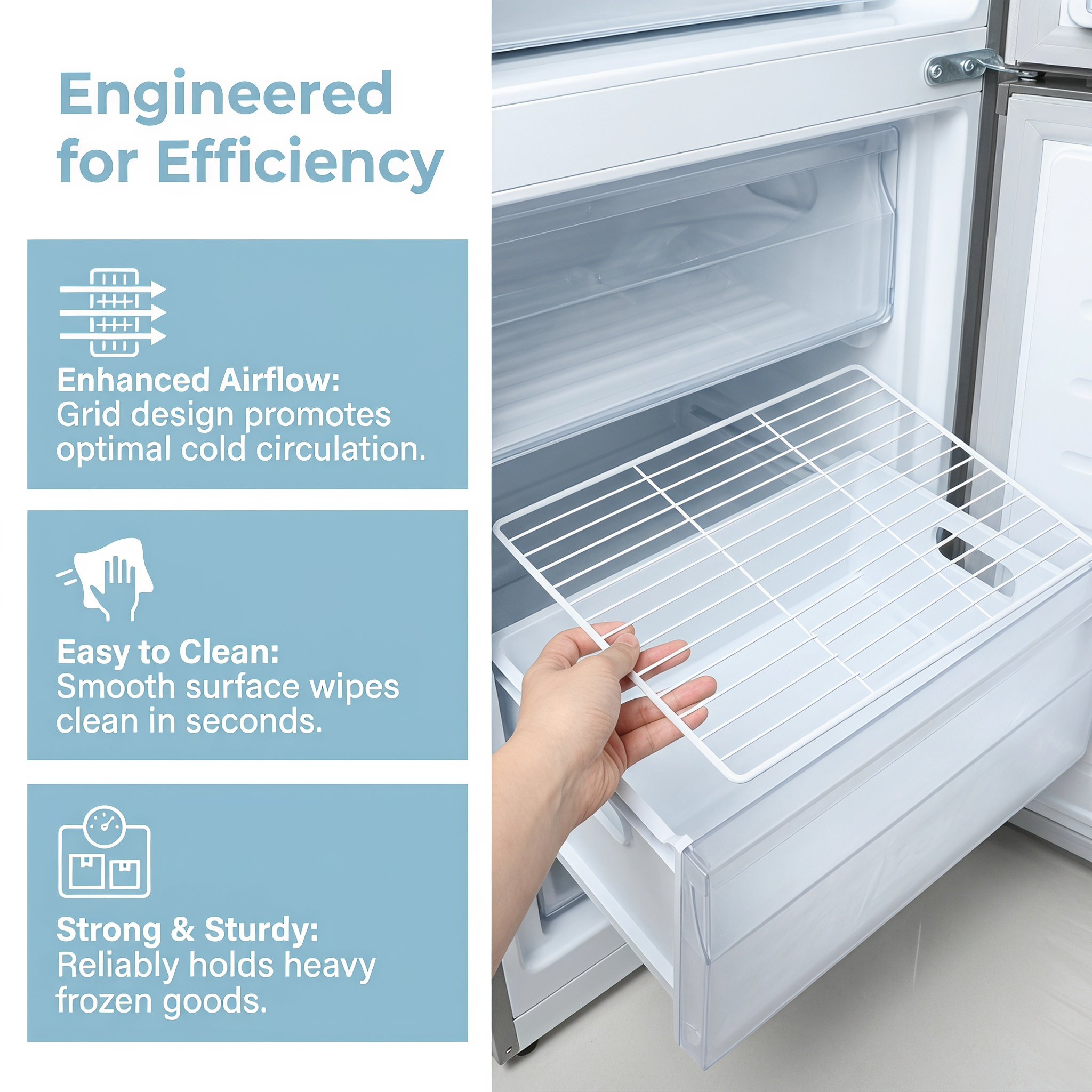 Étagère de séparation en métal - Food Storage Refrigerator avis et prix