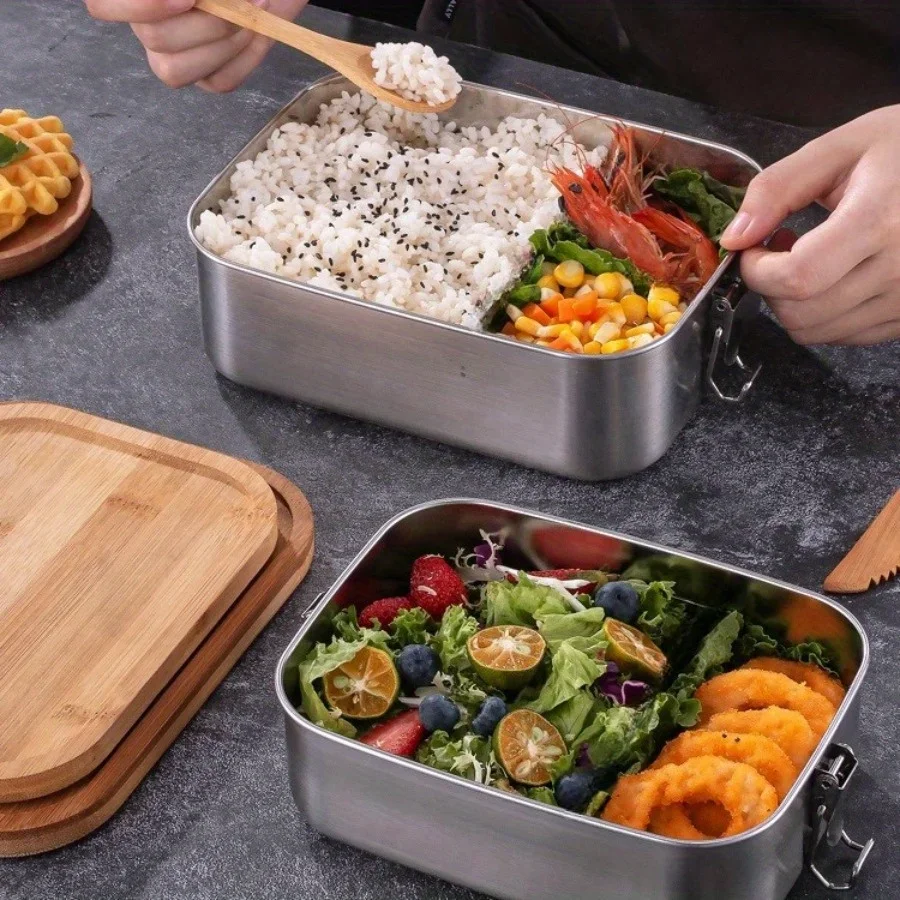 Nouvelle boîte à lunch en acie - Food Storage On Table avis et prix