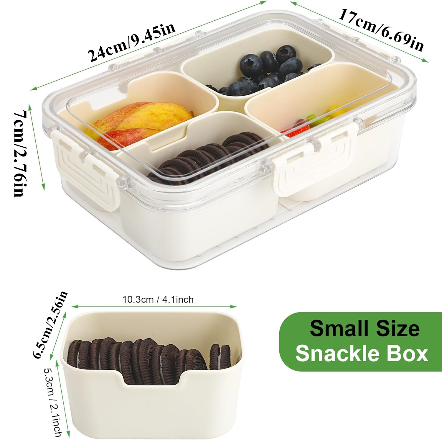 Boîte de rangement alimentaire - Food Storage With Compartments avis et prix