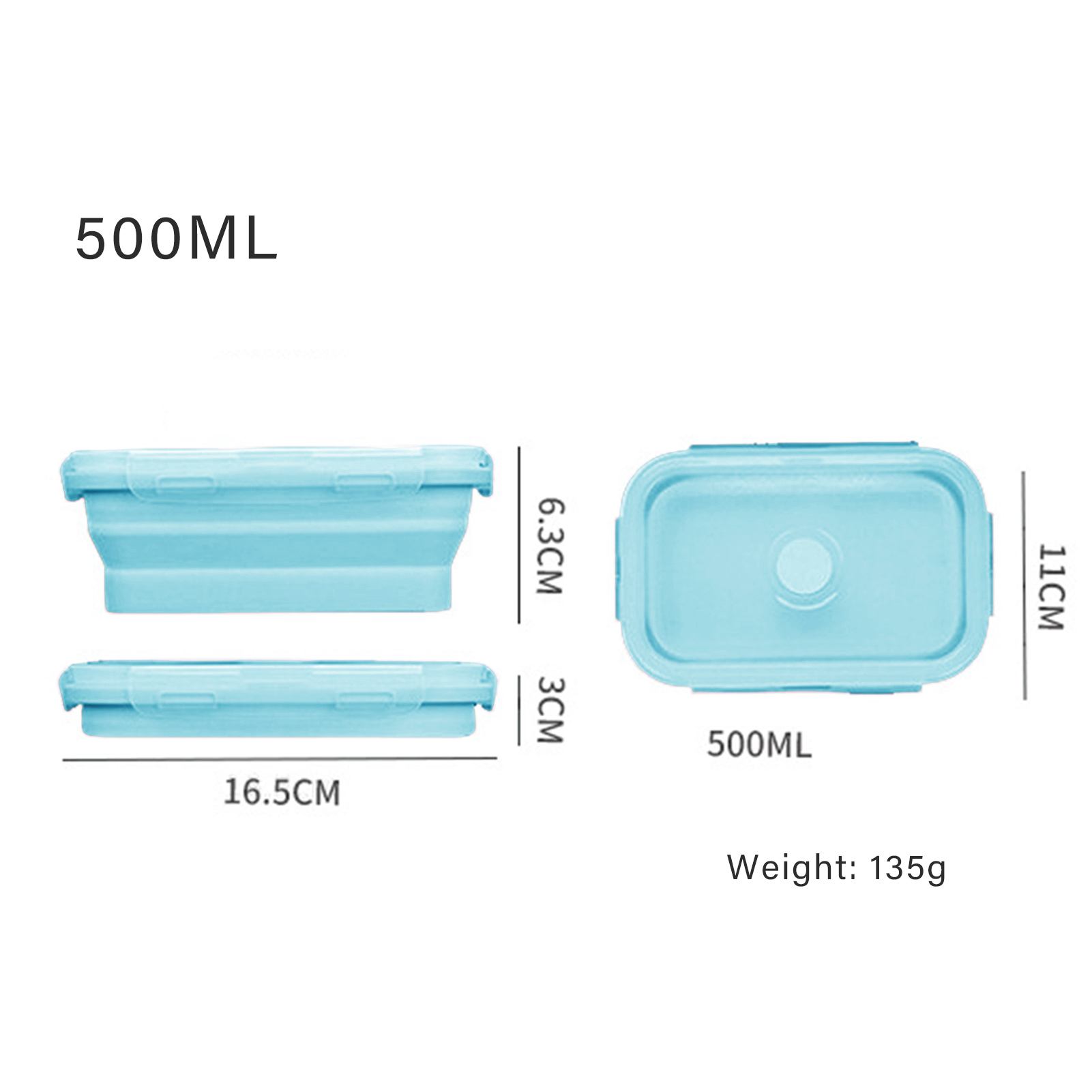 Boîte à lunch en silicone de q - Food Storage Silicone avis et prix