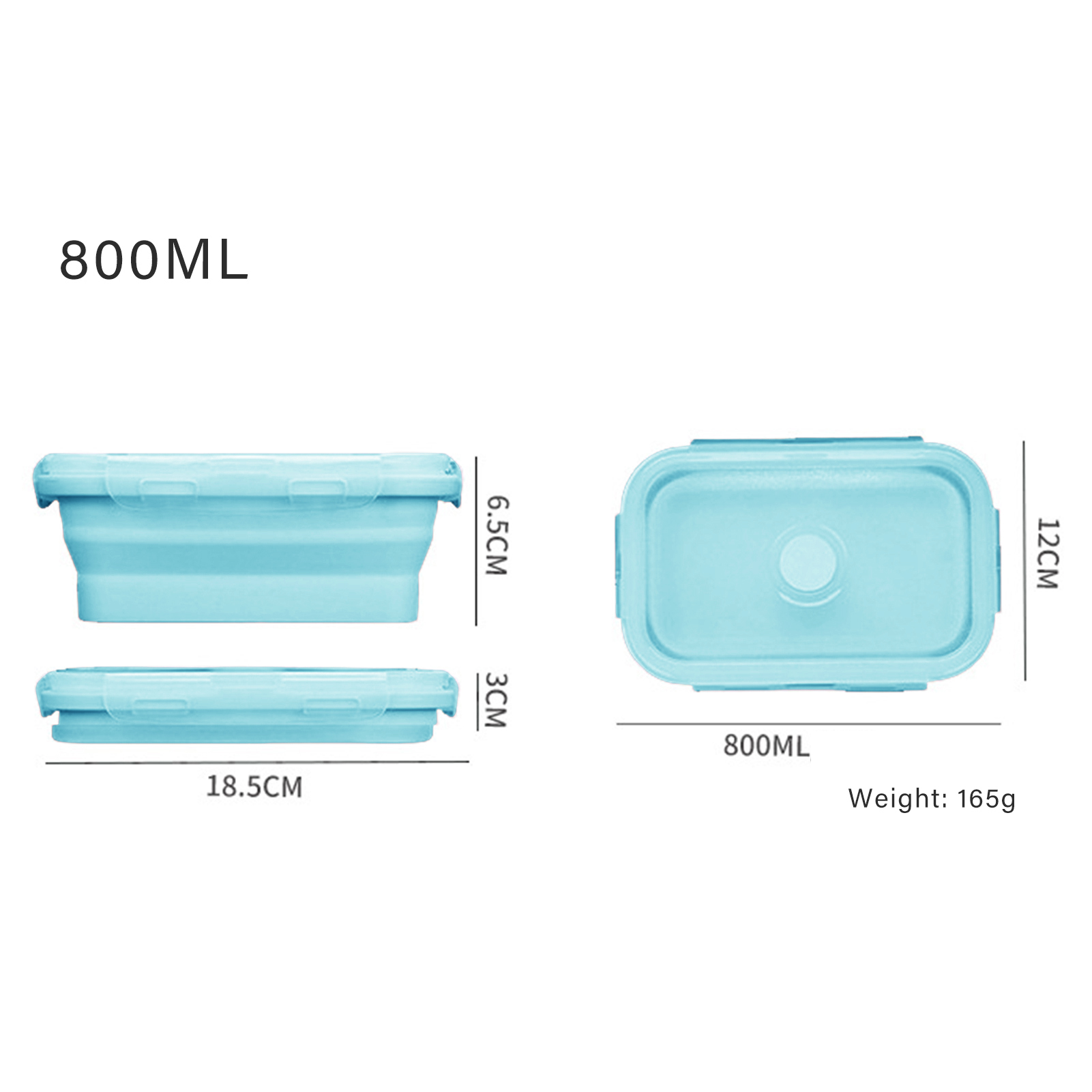 Boîte à lunch en silicone de q - Food Storage Silicone avis et prix