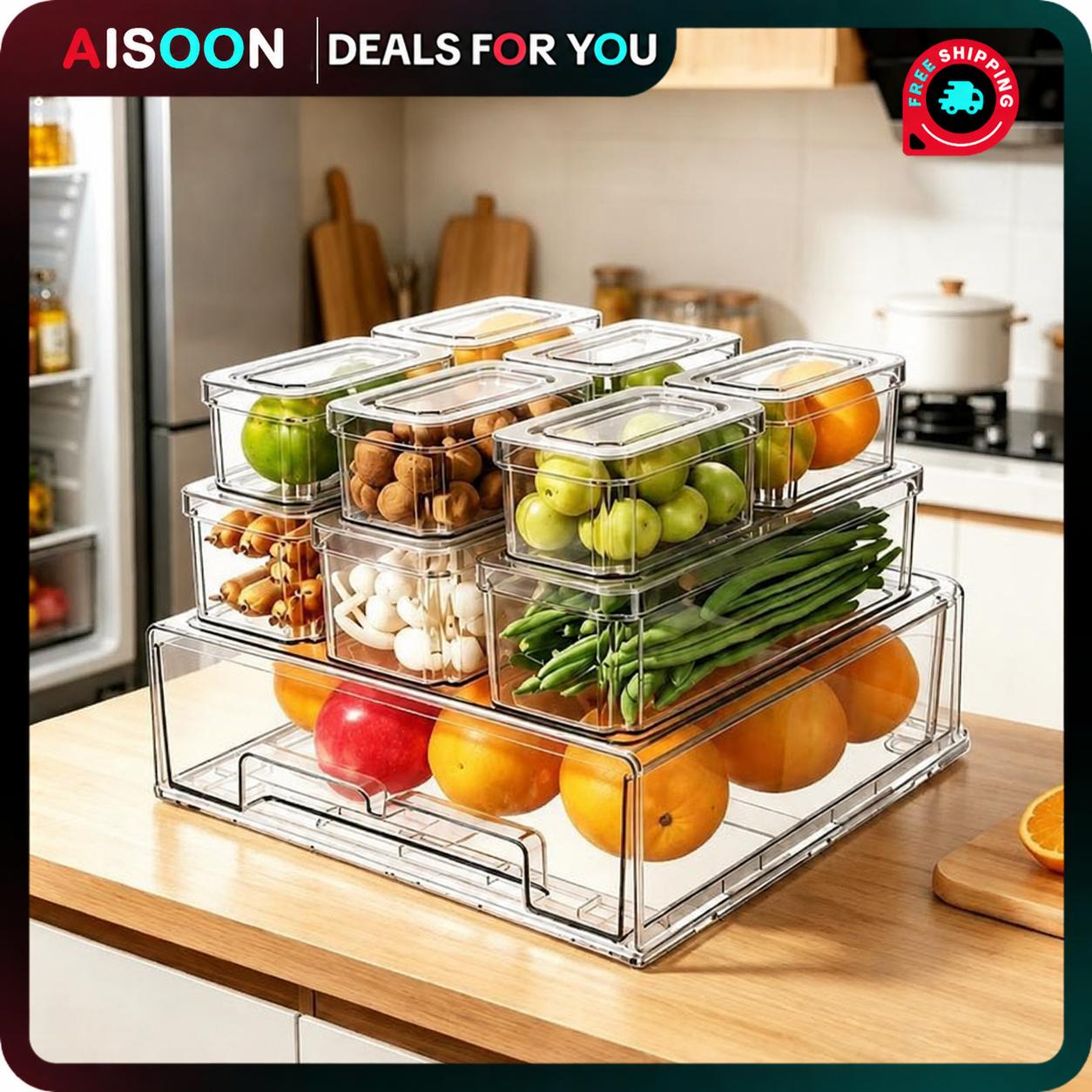 10/14 pièces de bacs de rangem - Food Storage Without Plastic avis et prix