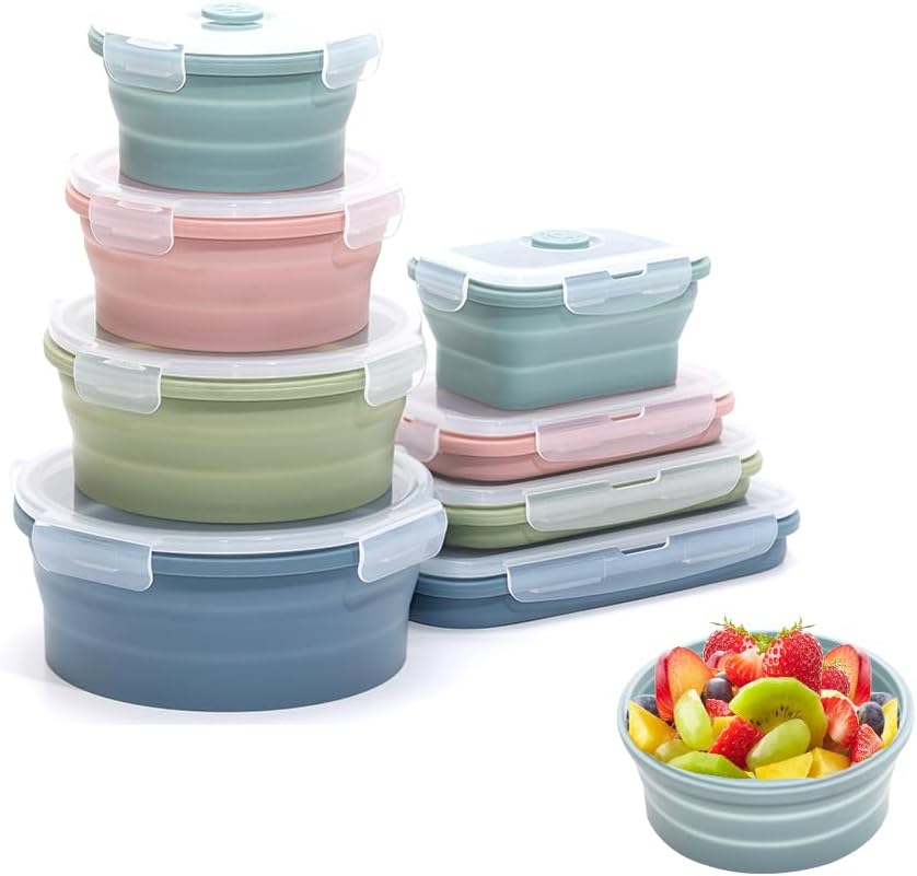 Ensemble de récipients pliable - Food Storage Silicone avis et prix