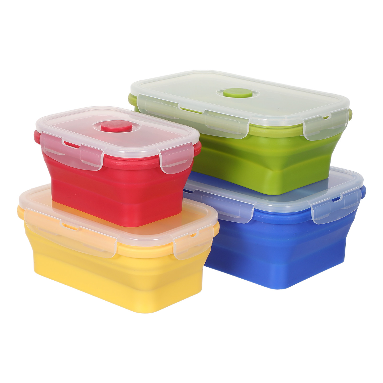 4 boîtes à lunch pliables en s - Food Storage Stackable Containers avis et prix
