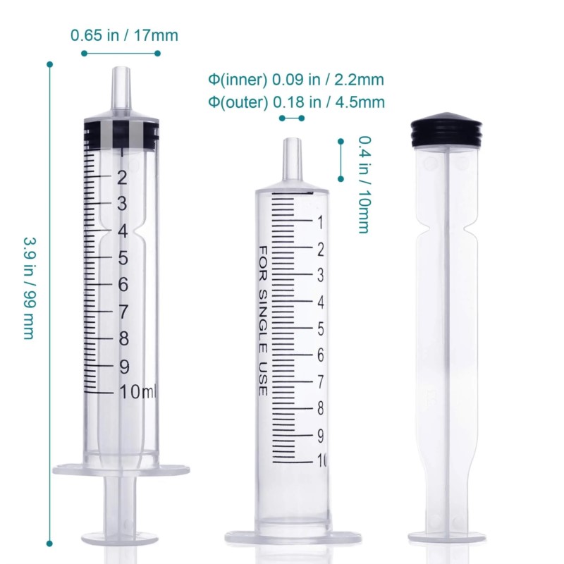 Seringues en plastique 10 ml s - Food Storage Without Plastic avis et prix