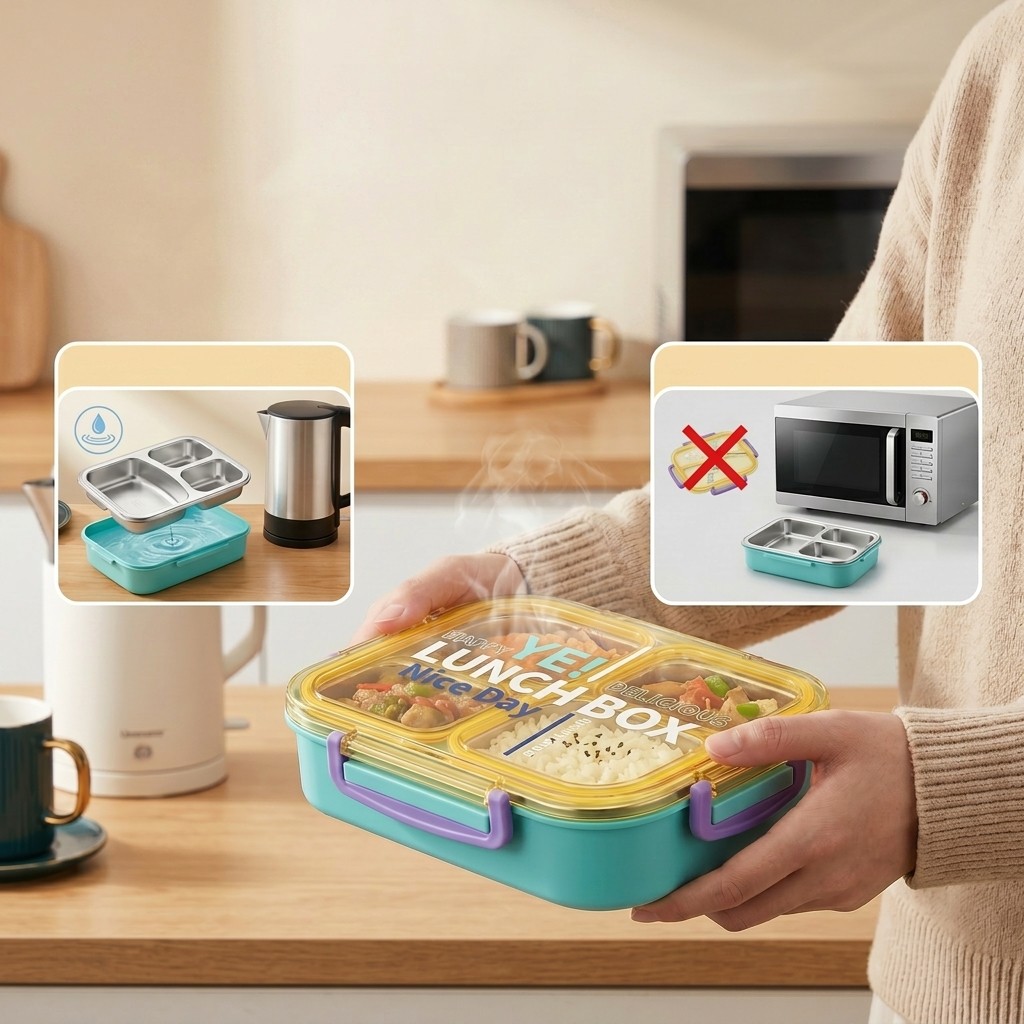 Boîte à bento en acier inoxyda - Food Storage 30 Years avis et prix