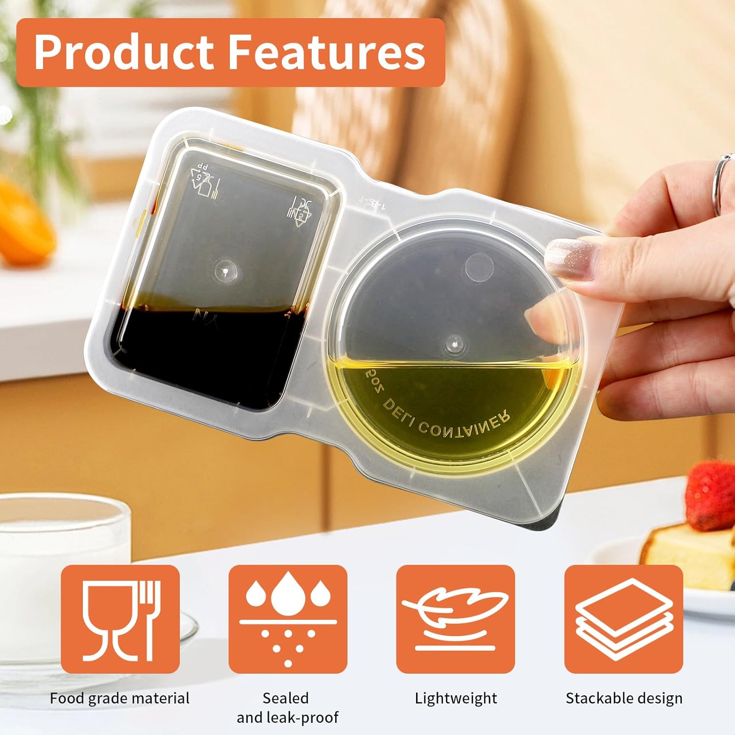 Conteneur à condiments à doubl - Food Storage Without Plastic avis et prix