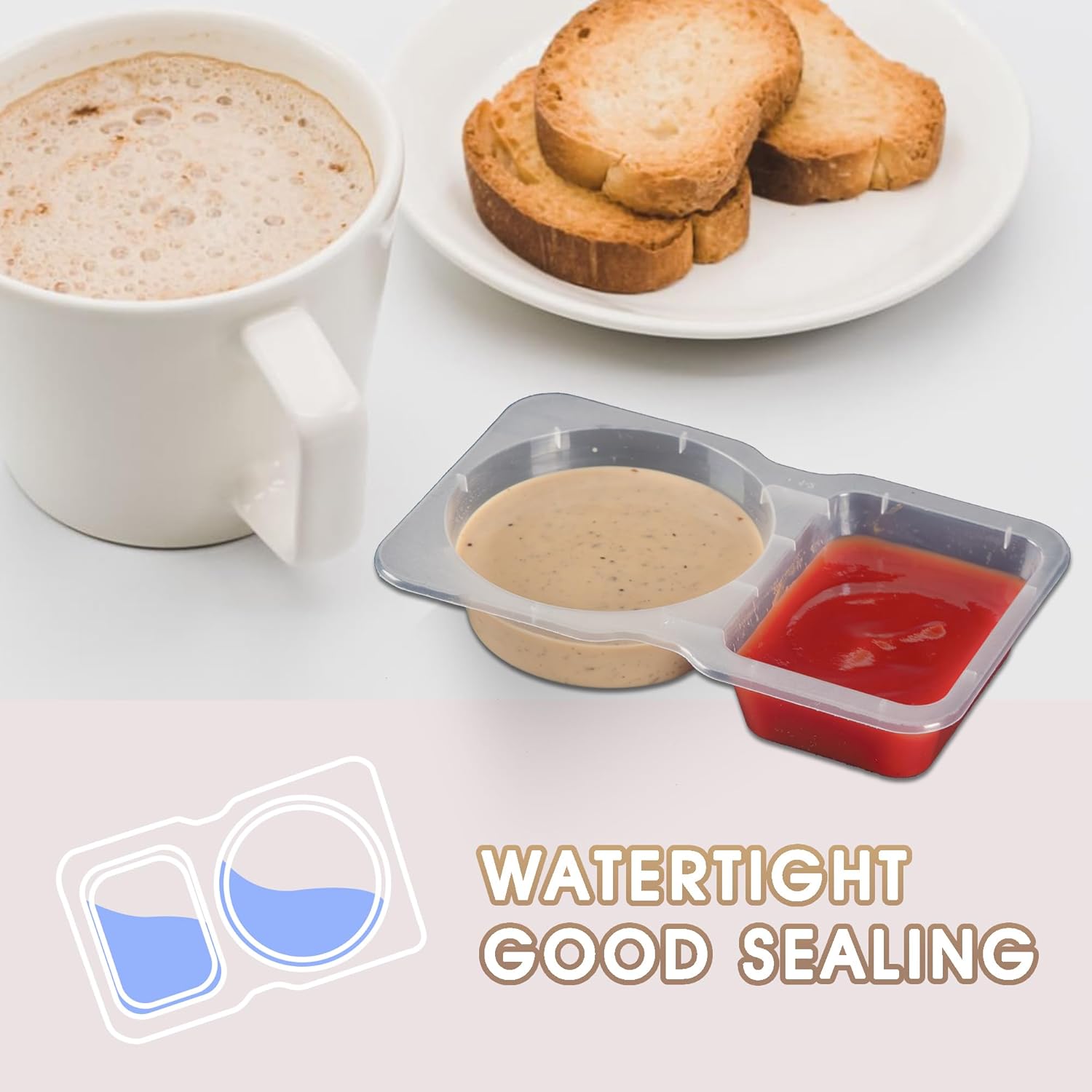 Conteneur à condiments à doubl - Food Storage Without Plastic avis et prix
