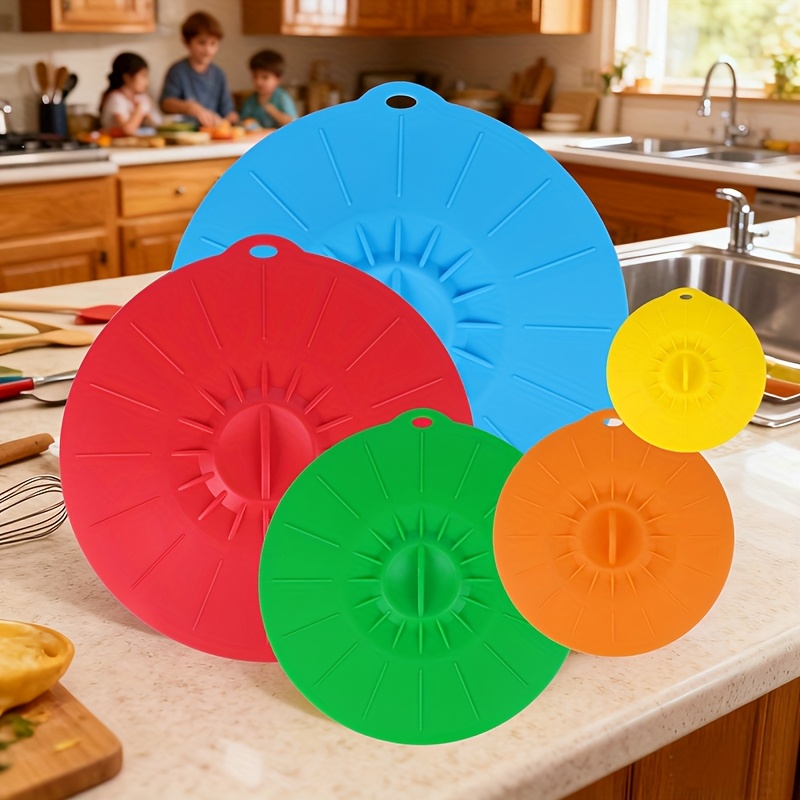 Lot de 5 couvercles en silicon - Food Storage Silicone avis et prix
