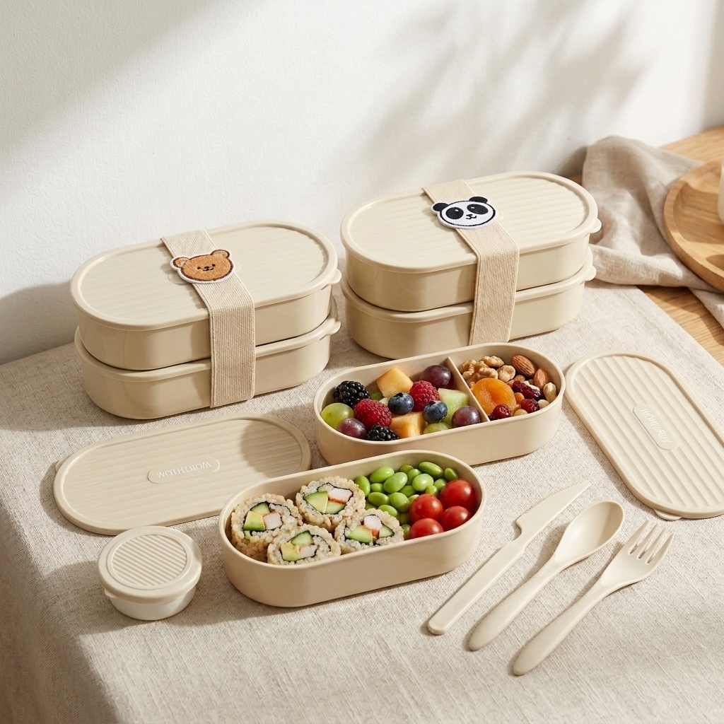 Boîte à lunch ovale à double c - Food Storage Safe avis et prix