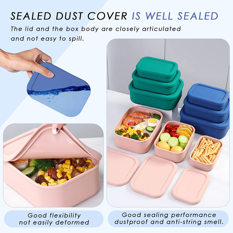 Boîte à lunch Bento étanche ré - Food Storage Silicone avis et prix
