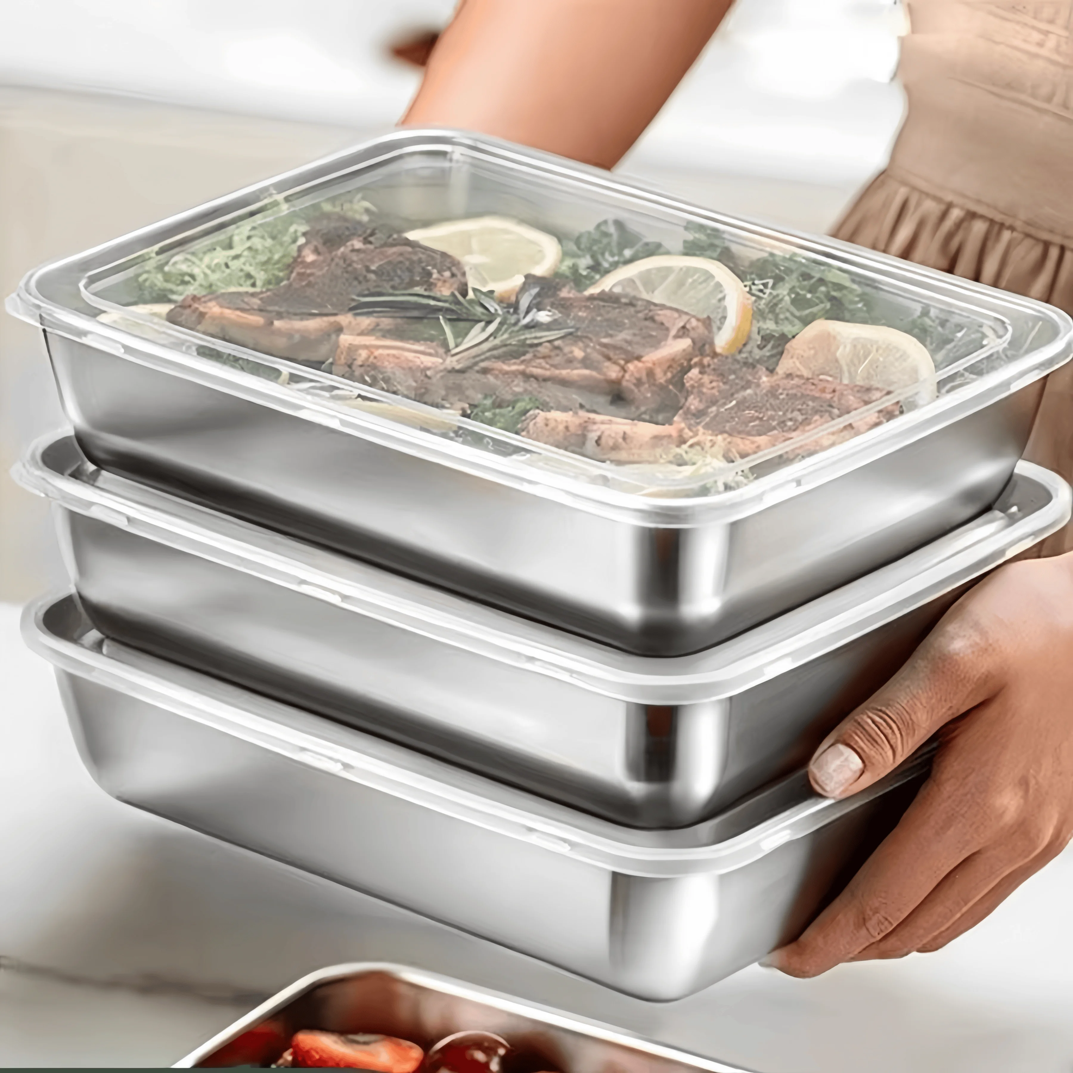 Boîte à lunch scellée en acier - Food Storage Refrigerator avis et prix